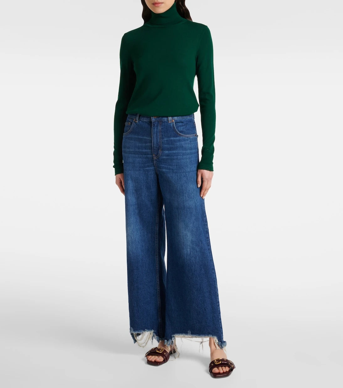 Chloé - Mae embellished leather sandals