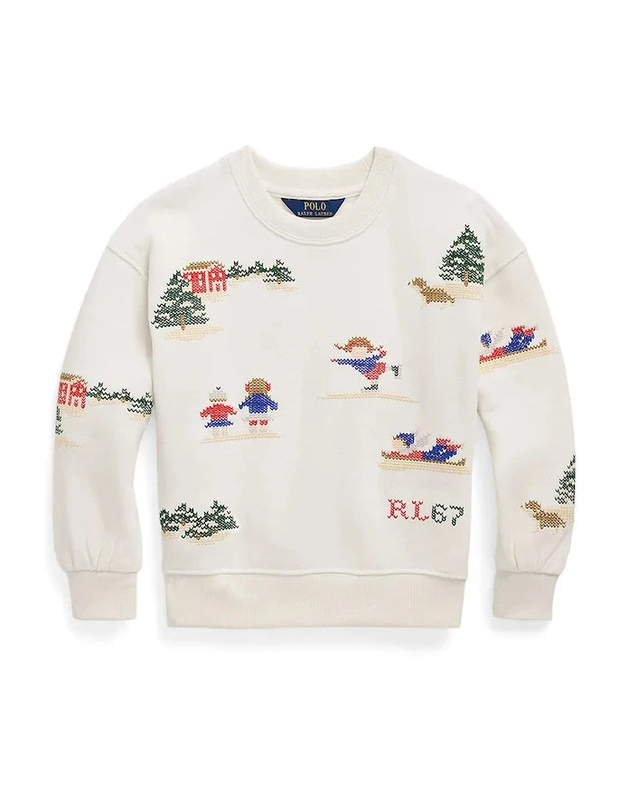 Polo Ralph Lauren Çocuk Pamuklu Sweatshirt