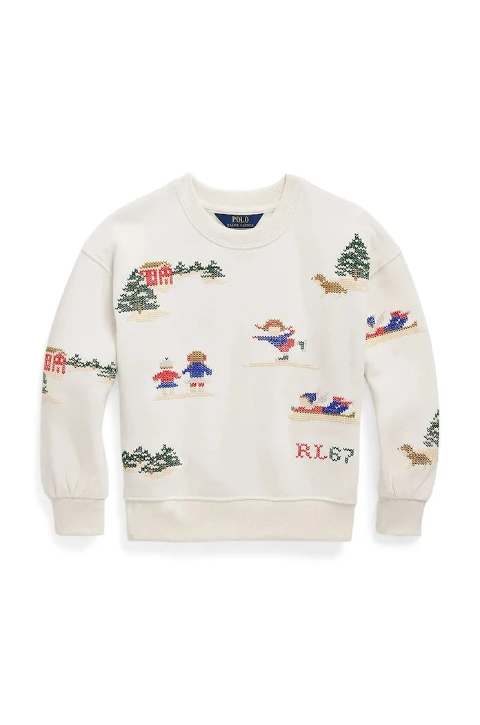 Polo Ralph Lauren Çocuk Pamuklu Sweatshirt