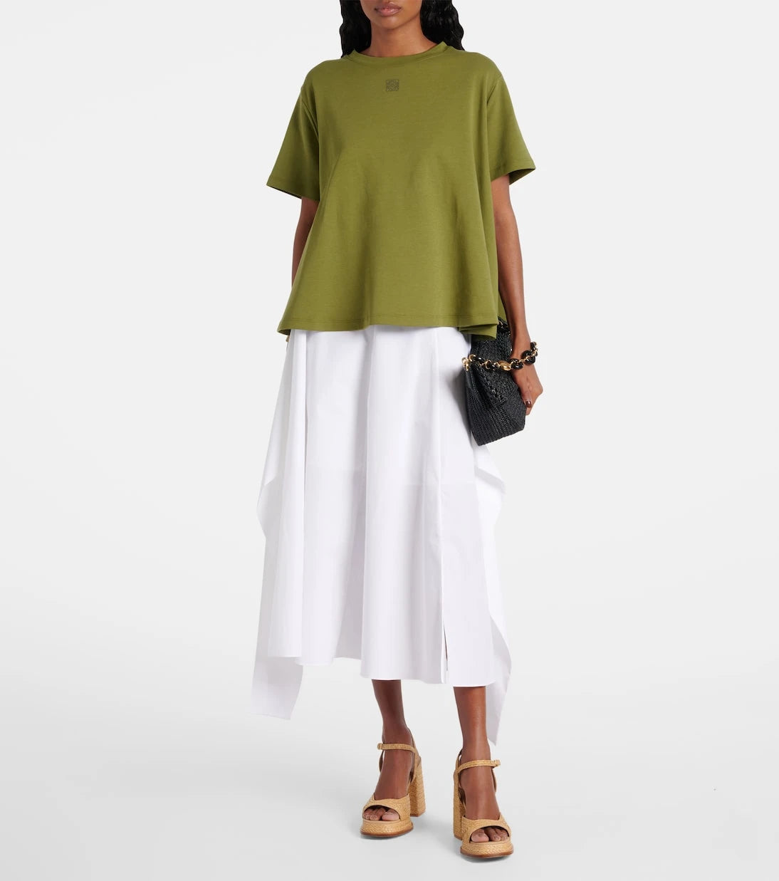 Souliers Martinez - Gracia 95 raffia platform sandals