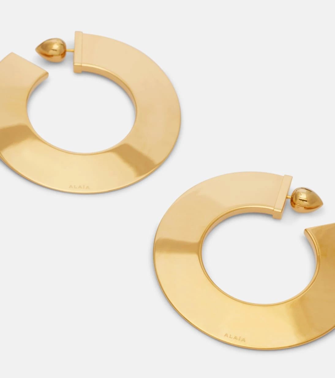 Alaïa - Medium hoop earrings