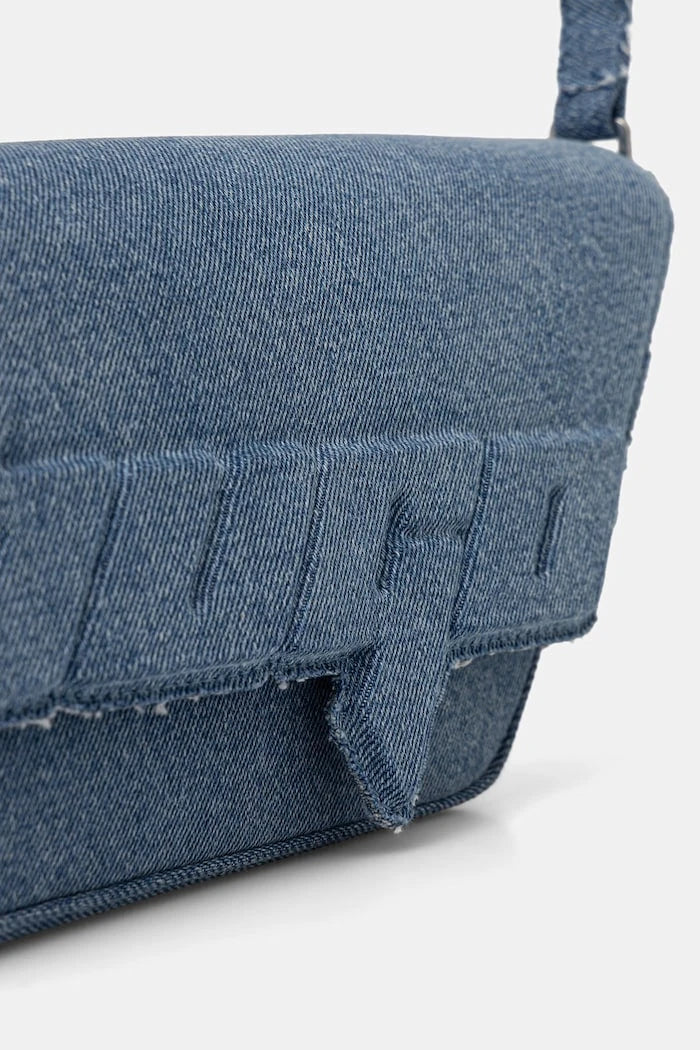 HUGO Blue чанта дамска от деним Ulani D_Shoulder Bag