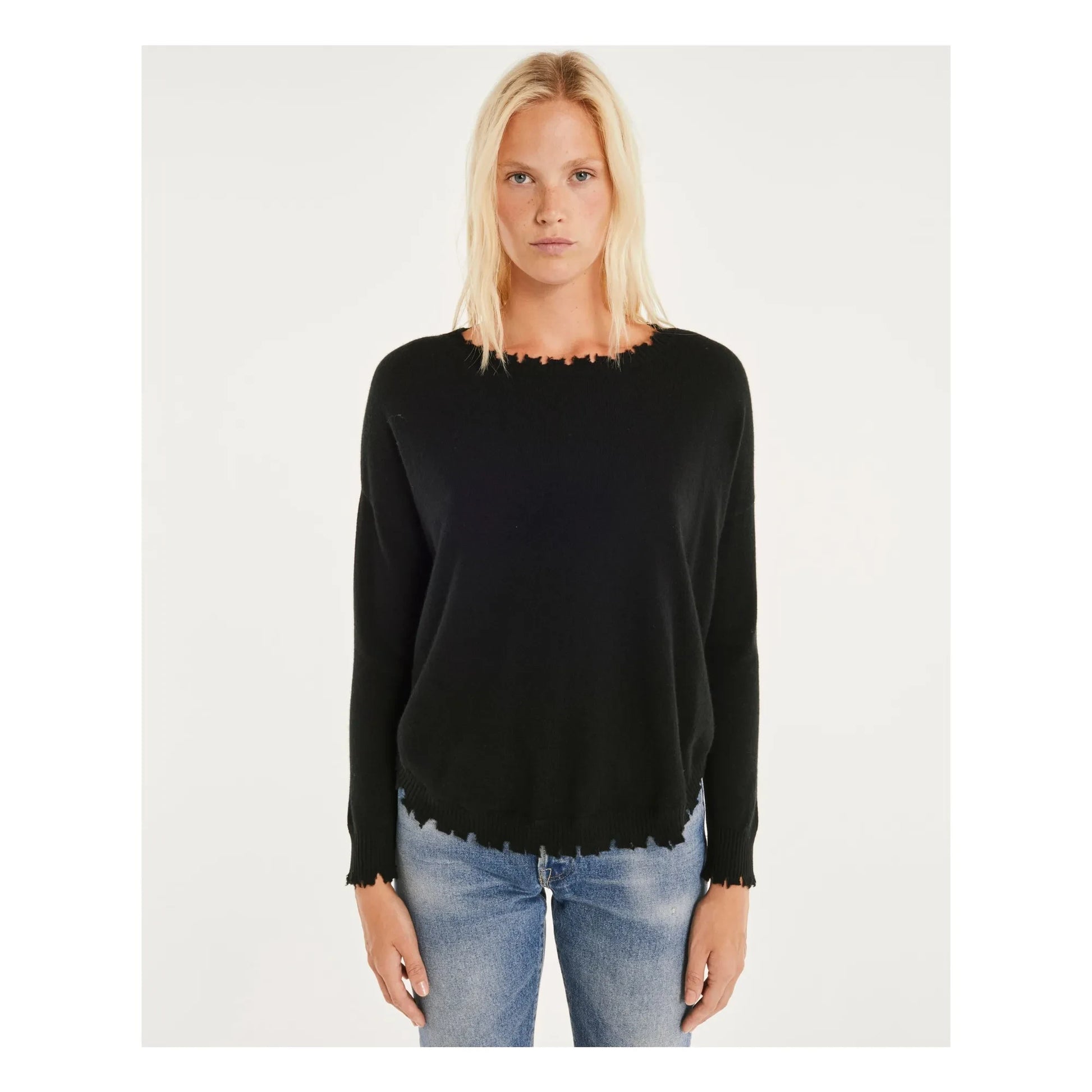 Kujten - Mela Cashmere Sweater | Black