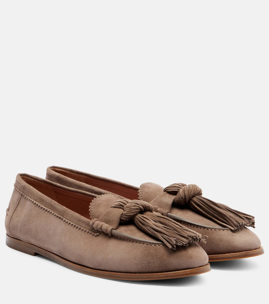 Aquazzura - Freddie suede loafers