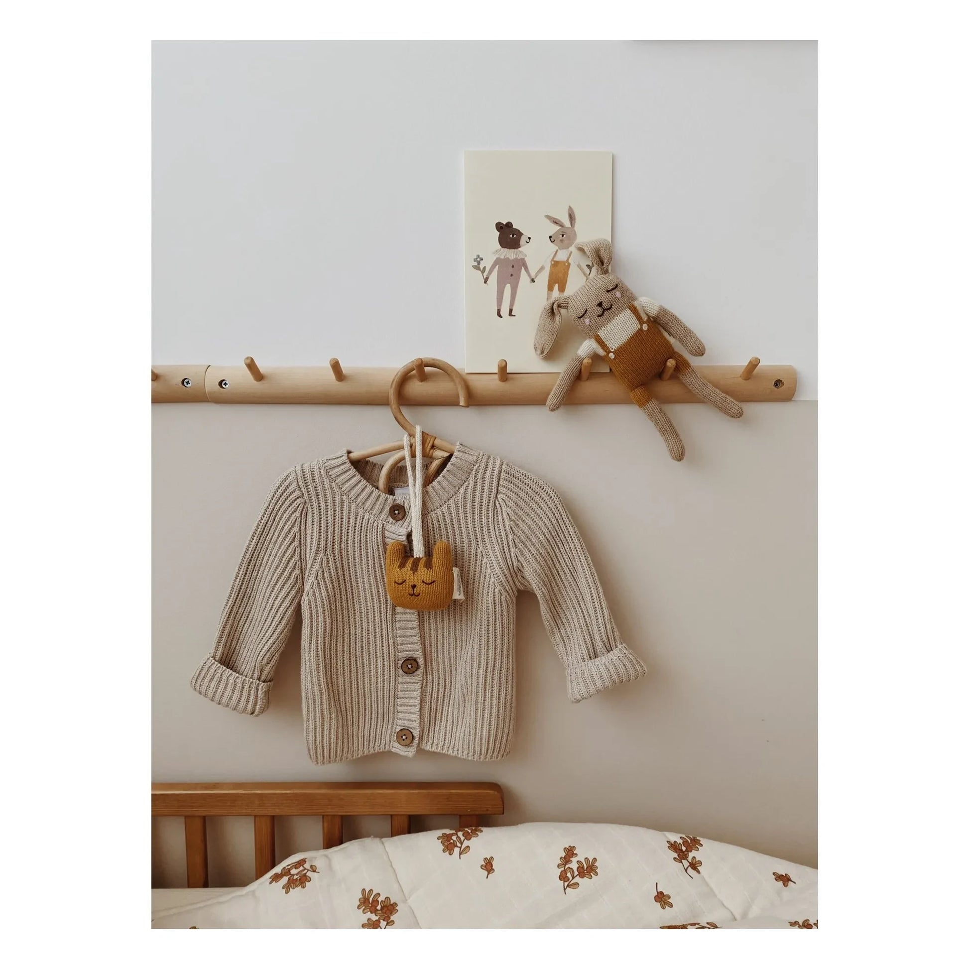 Main Sauvage - Tiger Hanging Toy | Ochre