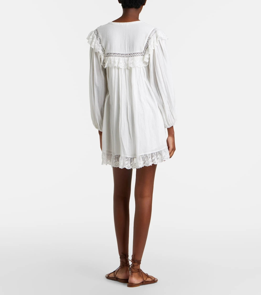 Rixo - Inez embroidered cotton minidress