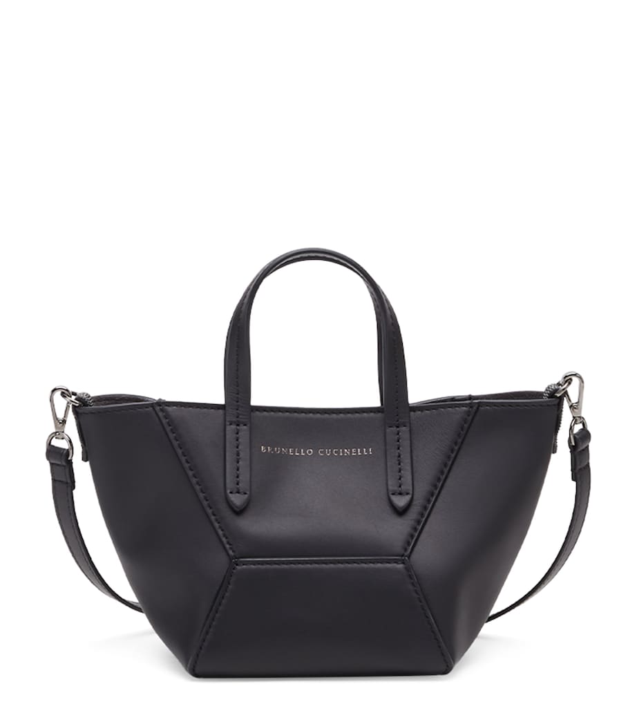 Mini Calfskin BC Duo Tote Bag