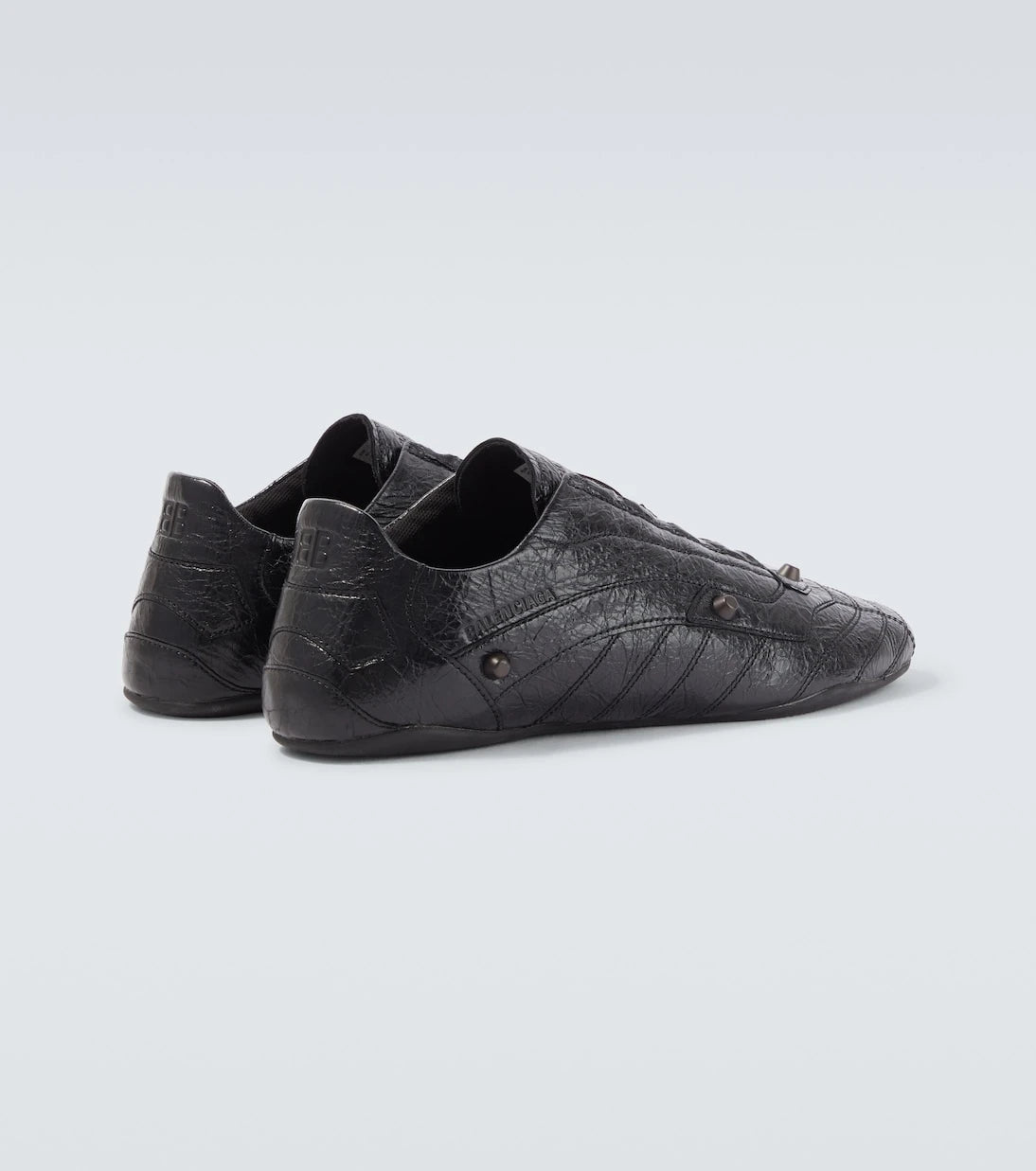 Balenciaga - City studded leather sneakers