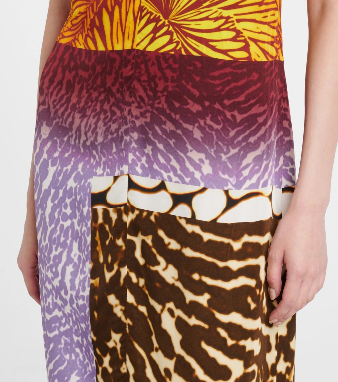 Dries Van Noten - Printed halterneck maxi dress