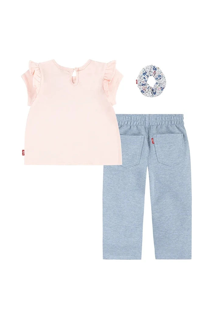 Levi's Bebek RUFFLE SHLDR TOP & PANT SE Takımı