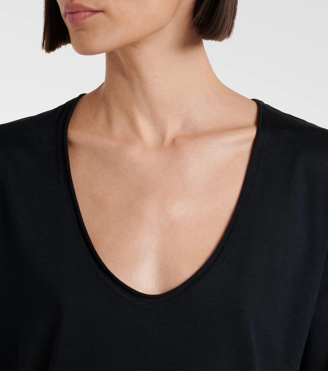 Toteme - Cotton and silk jersey T-shirt