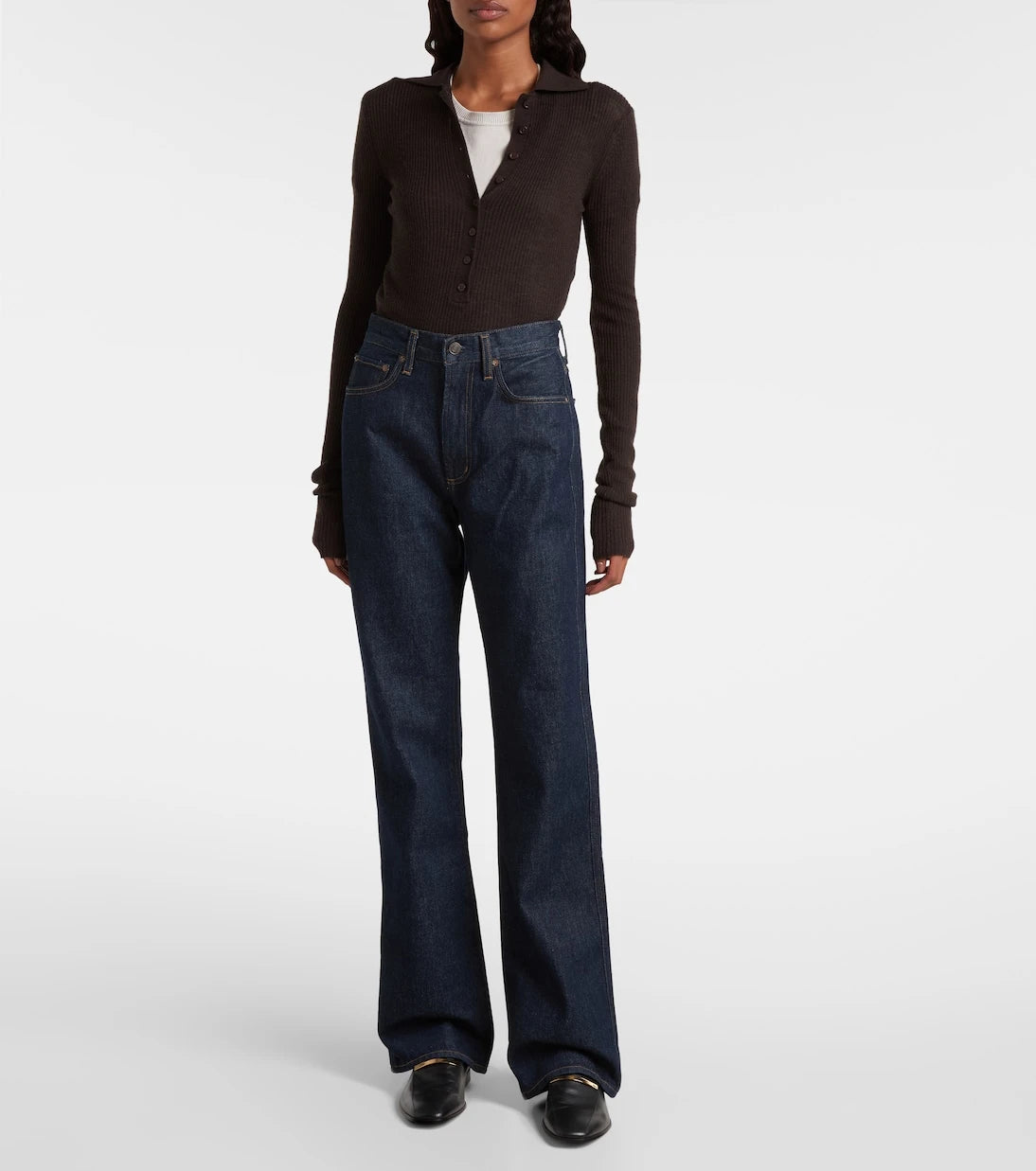 Agolde - Leena mid-rise flared jeans