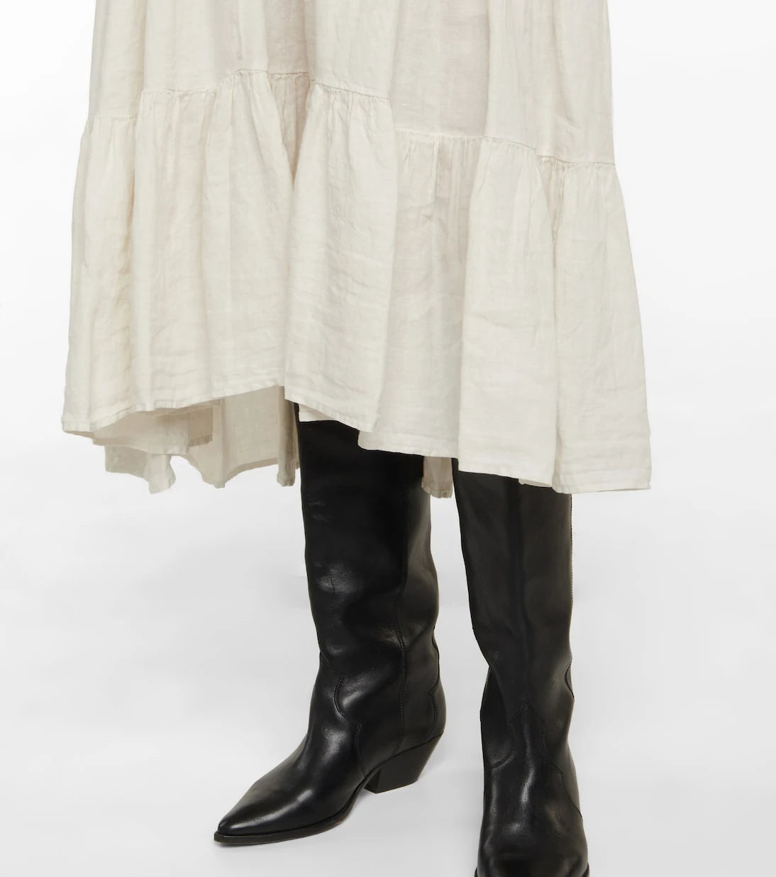 Velvet - Karina linen midi dress