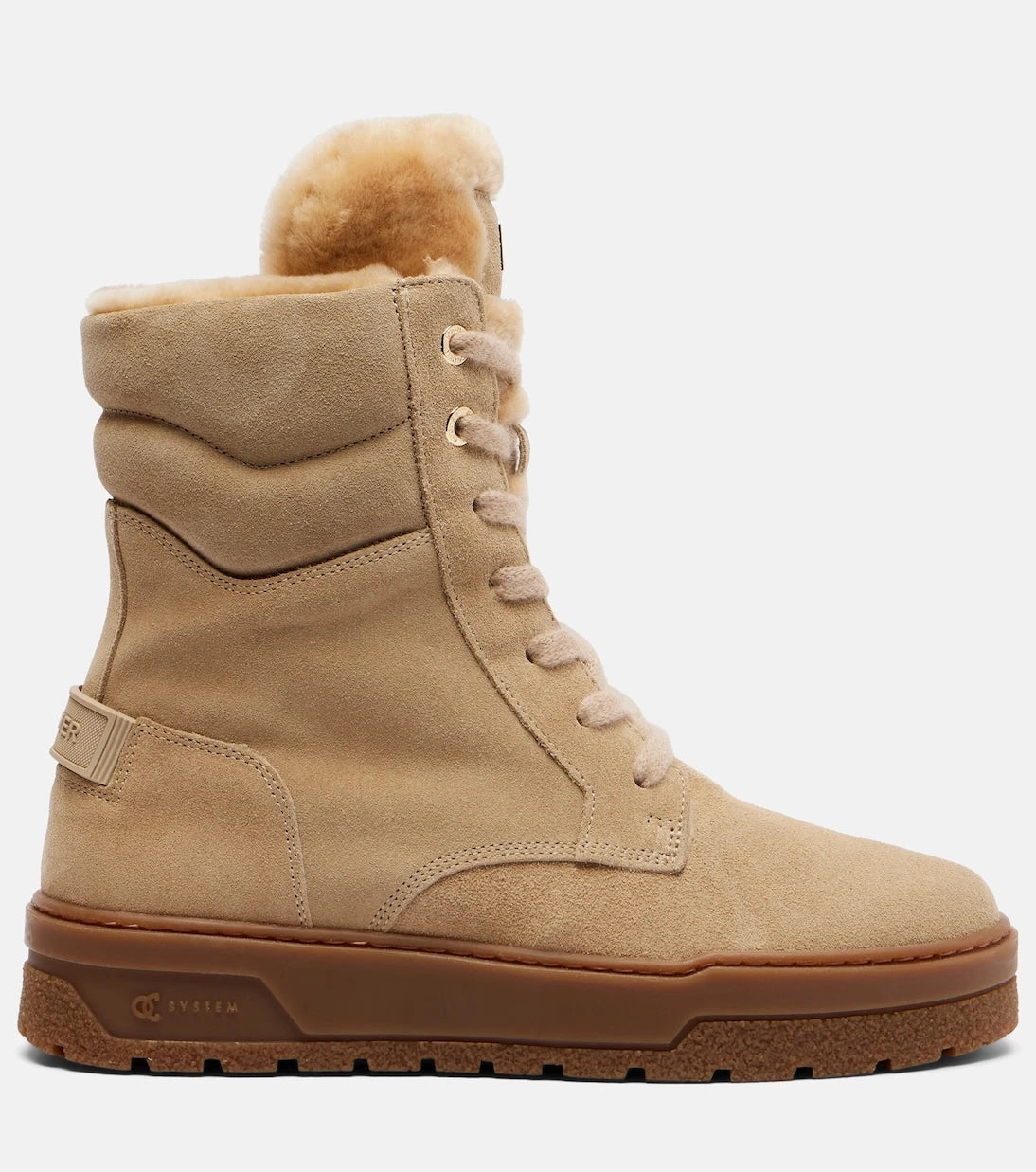 Bogner - Calgary shearling-lined suede lace-up boots
