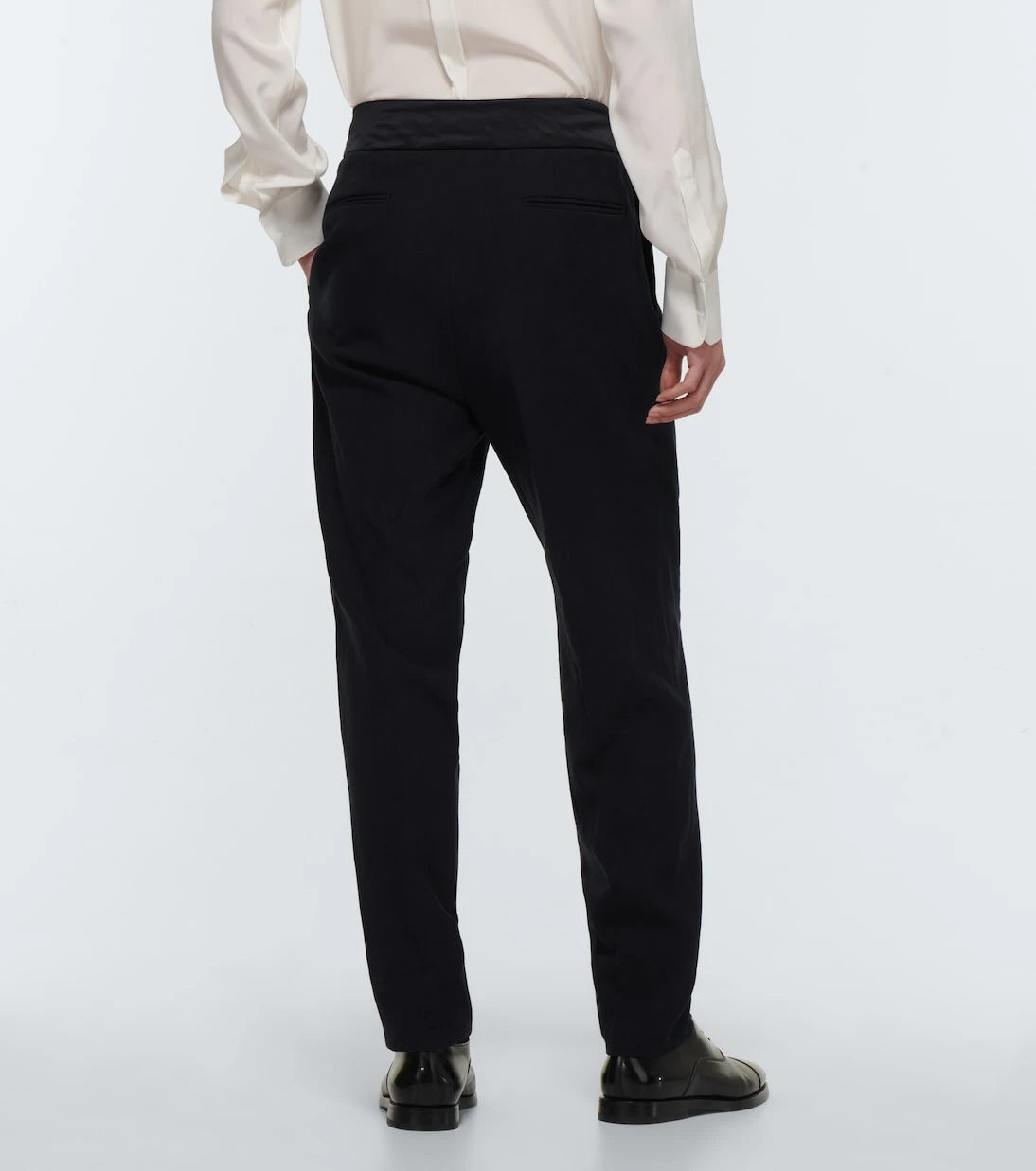 Giorgio Armani - Slim-fit linen pants