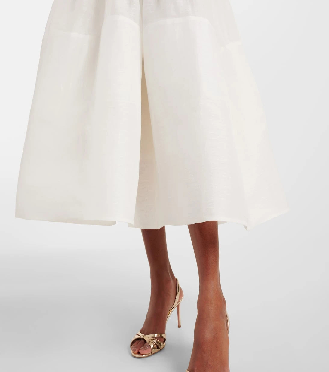 Zimmermann - Dawning linen and silk midi dress