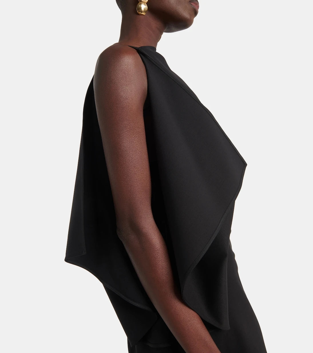 Proenza Schouler - Elena draped wool-blend midi dress