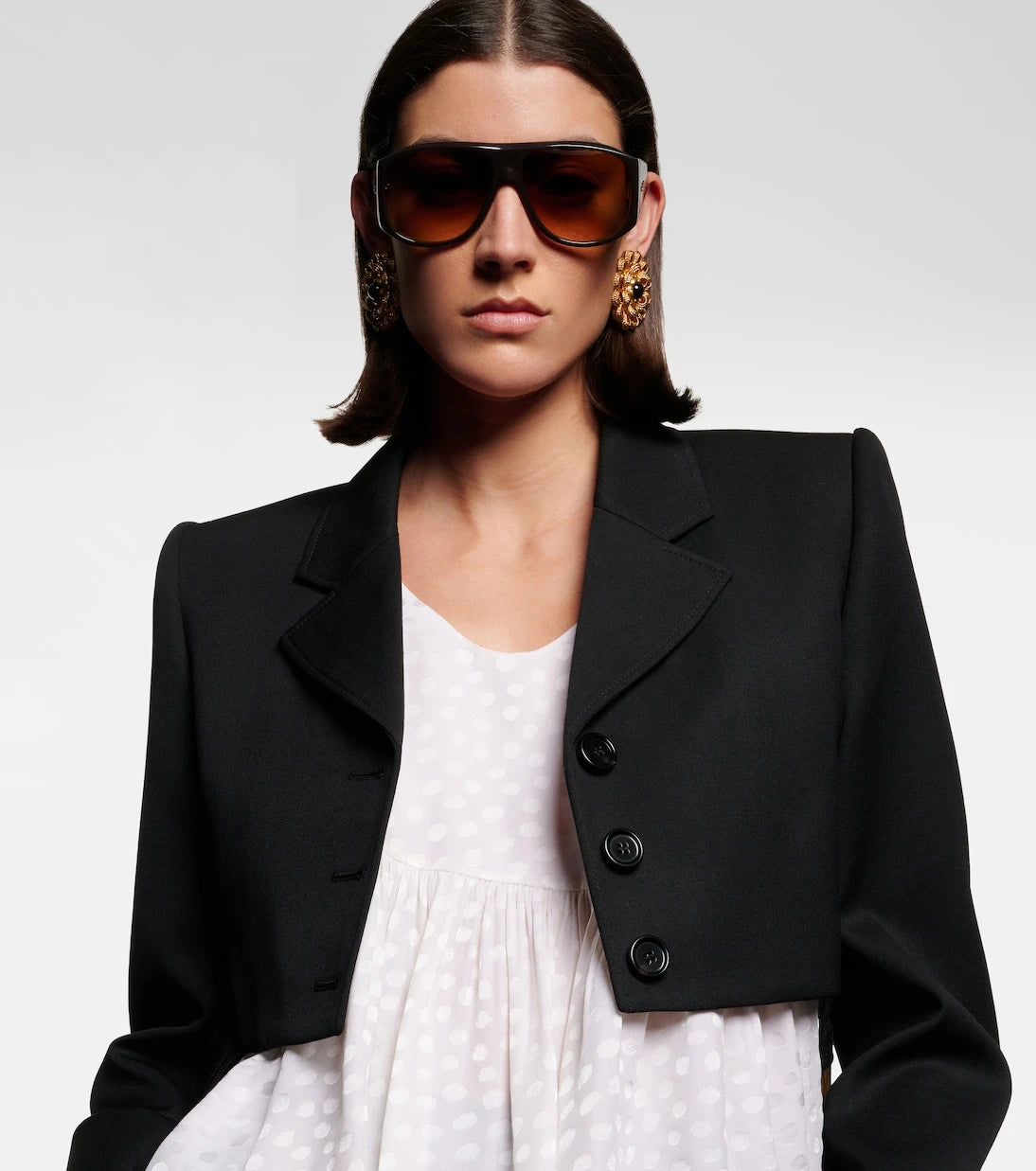 Chloé - Logo oversized sunglasses