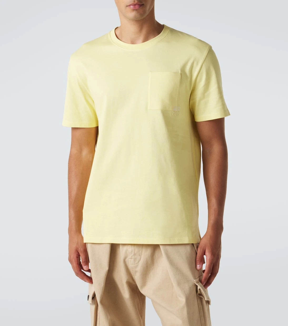 Loewe - Logo embroidered cotton T-shirt