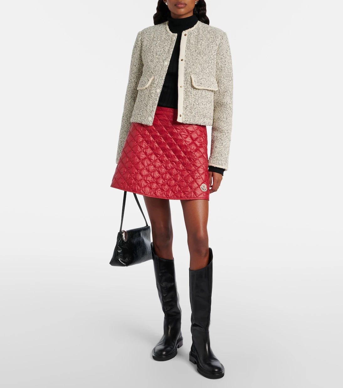Moncler - Dauphine down-paneled tweed jacket