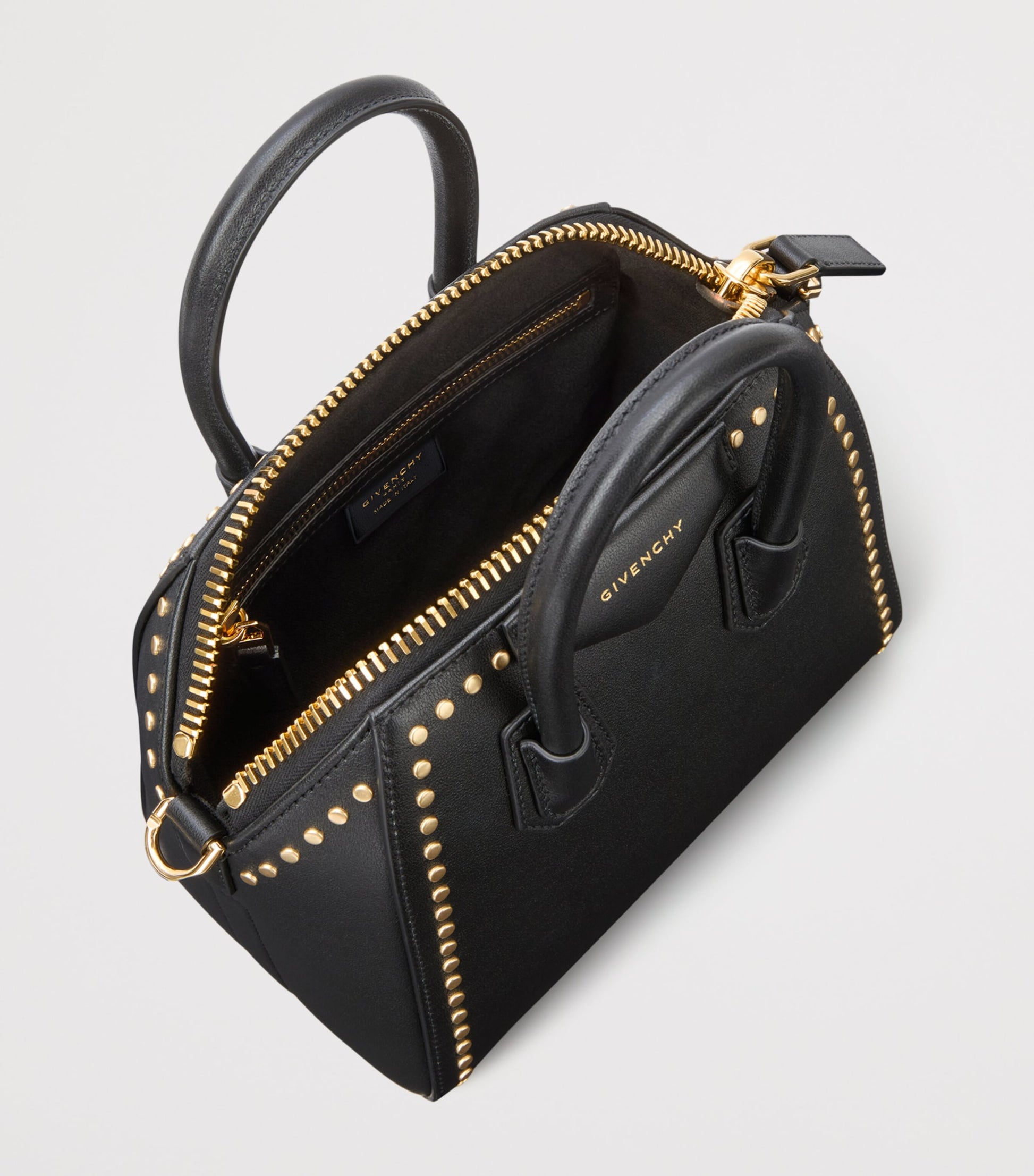 Mini Leather Antigona Top-Handle Bag