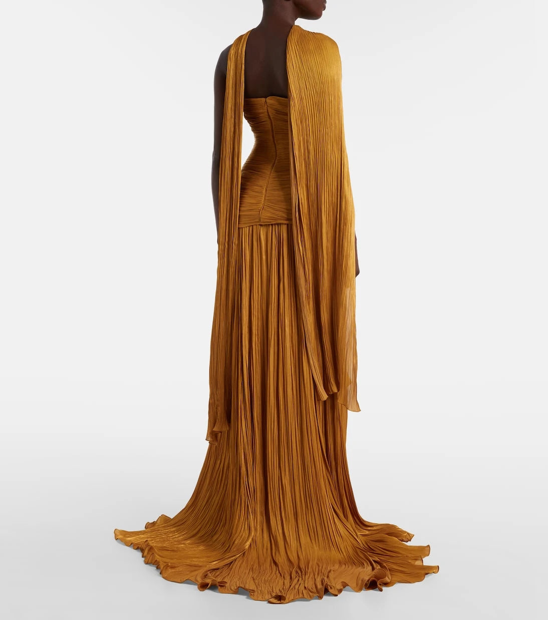 Marmar Halim - Peplum ruched gown