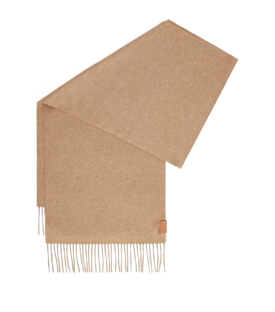 Beige Cashmere Scarf