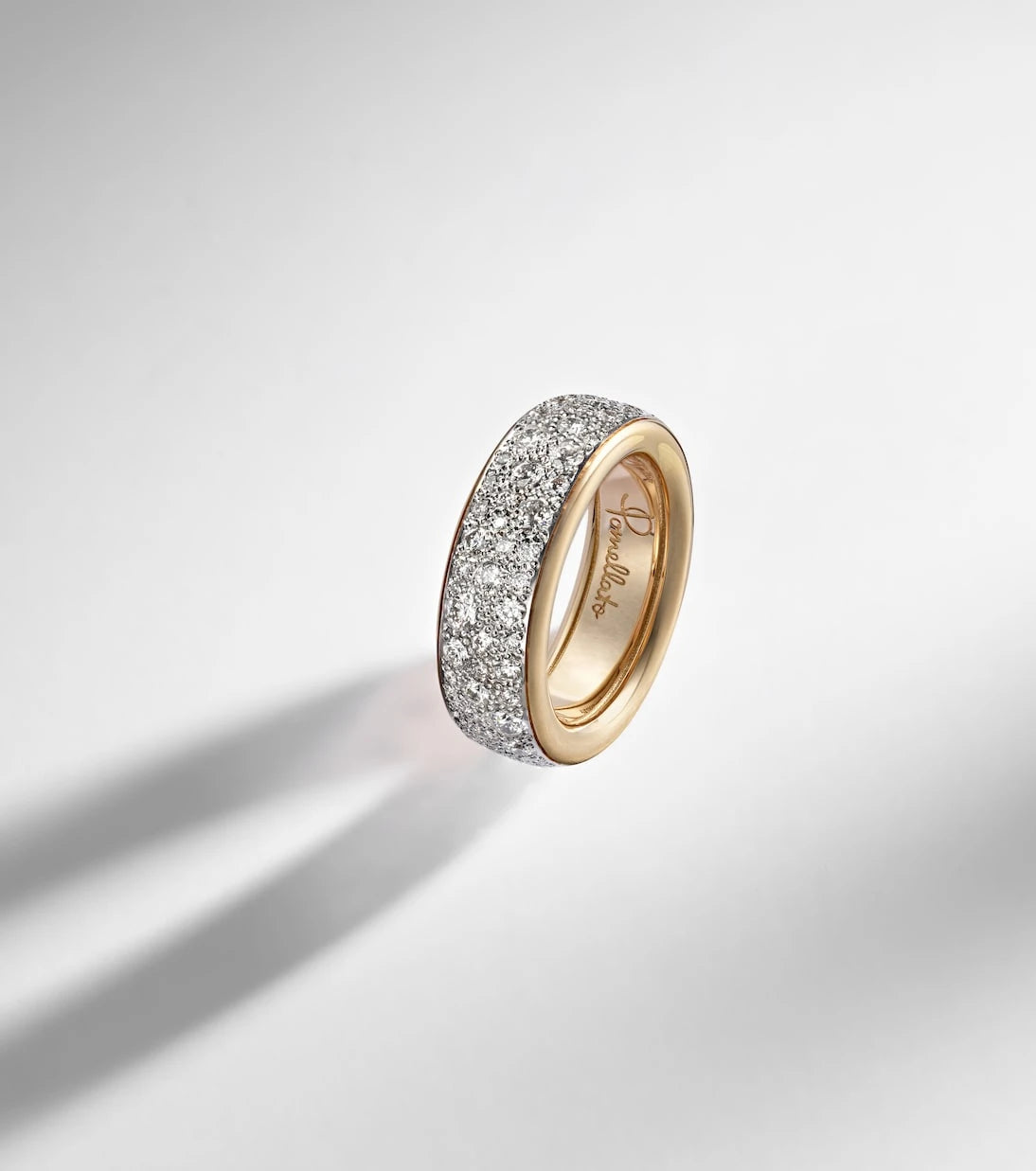 Pomellato - Iconica 18kt rose gold ring with diamonds
