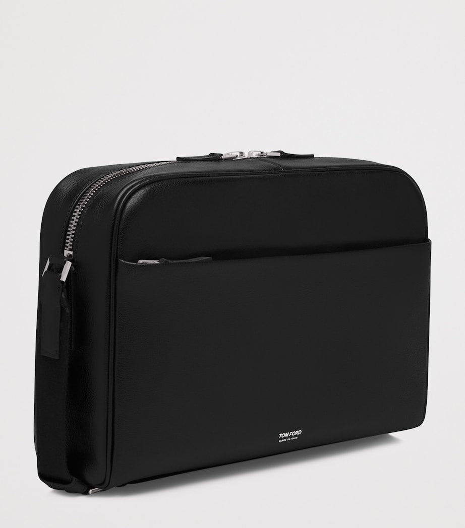 TOM FORD Leather Messenger Bag