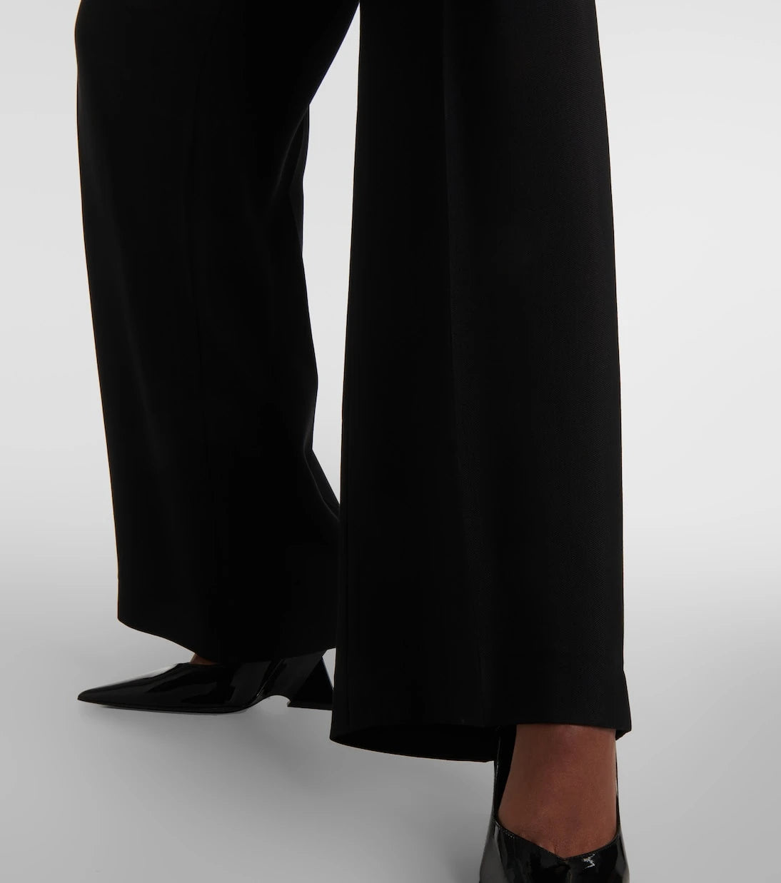 Mugler - Cutout wide-leg pants