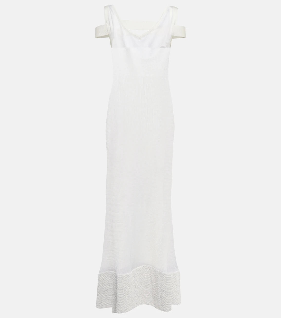 Jacquemus - La Robe Camargue V-neck gown