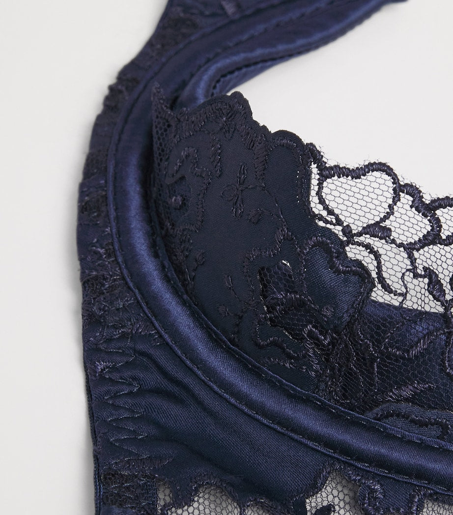 Coco De Mer Navy Arella Quarter-Cup Bra