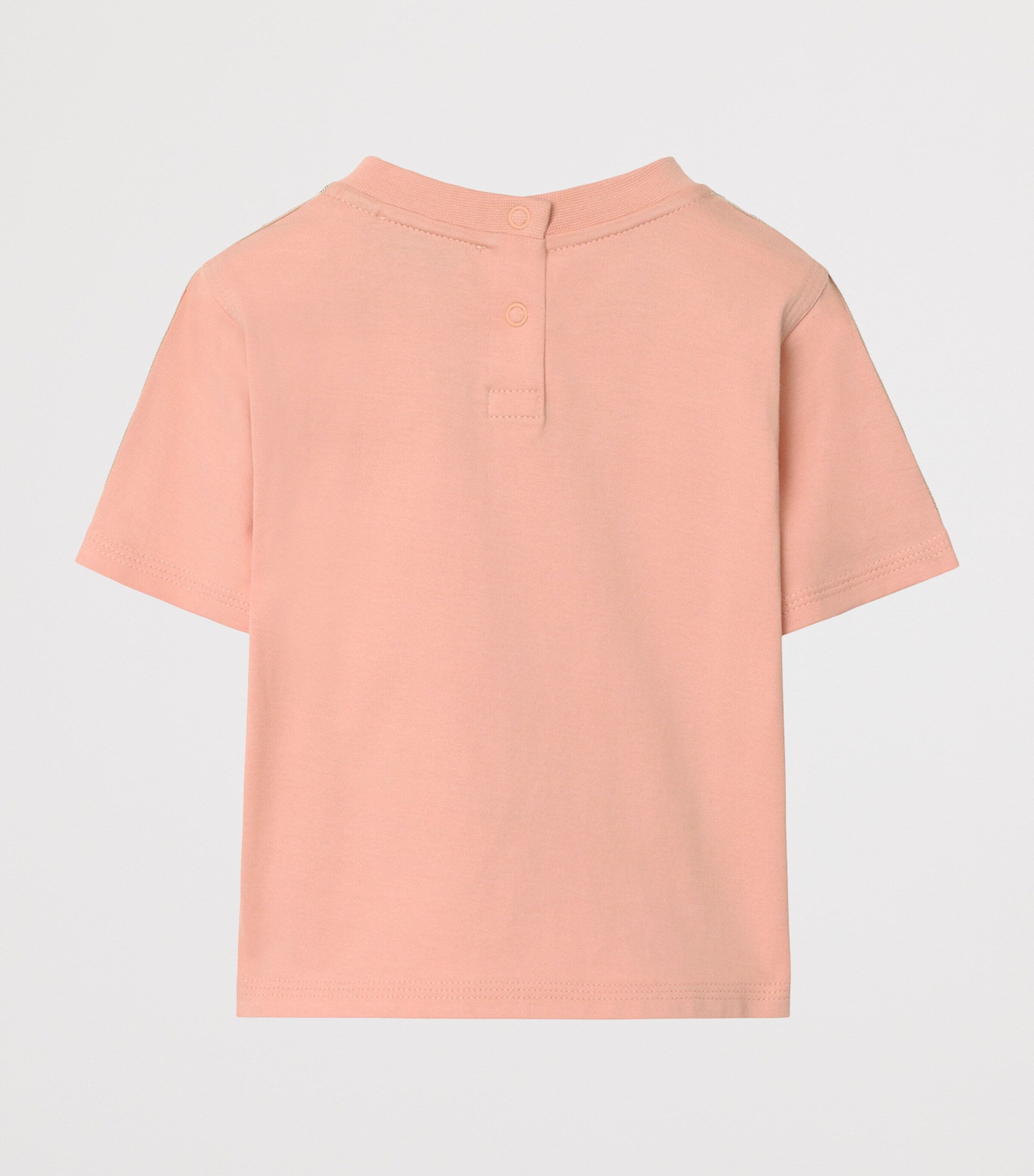 Burberry Kids Cotton Check-Trim T-Shirt (6-24 Months)