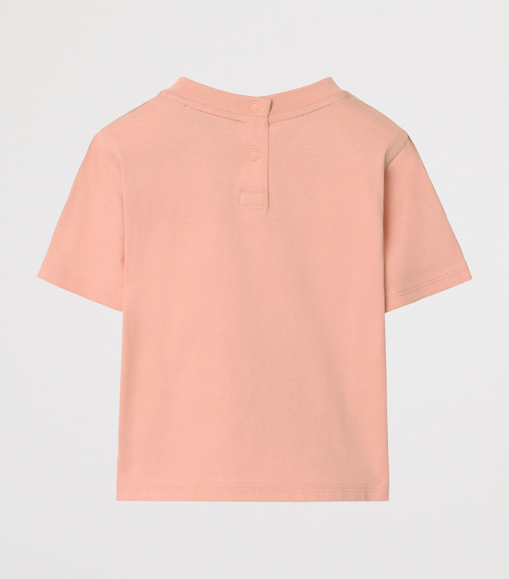 Burberry Kids Cotton Check-Trim T-Shirt (6-24 Months)