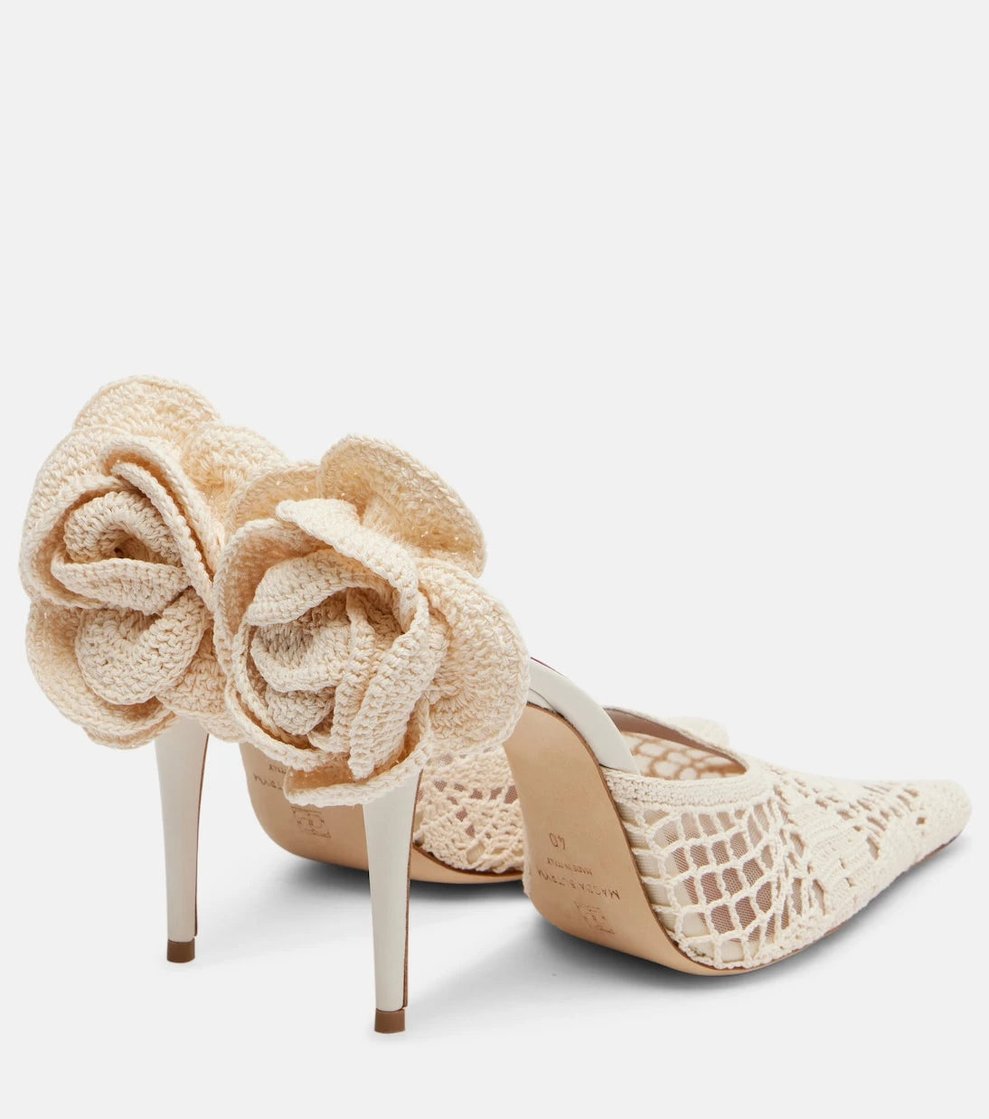 Magda Butrym - Crochet and leather mules
