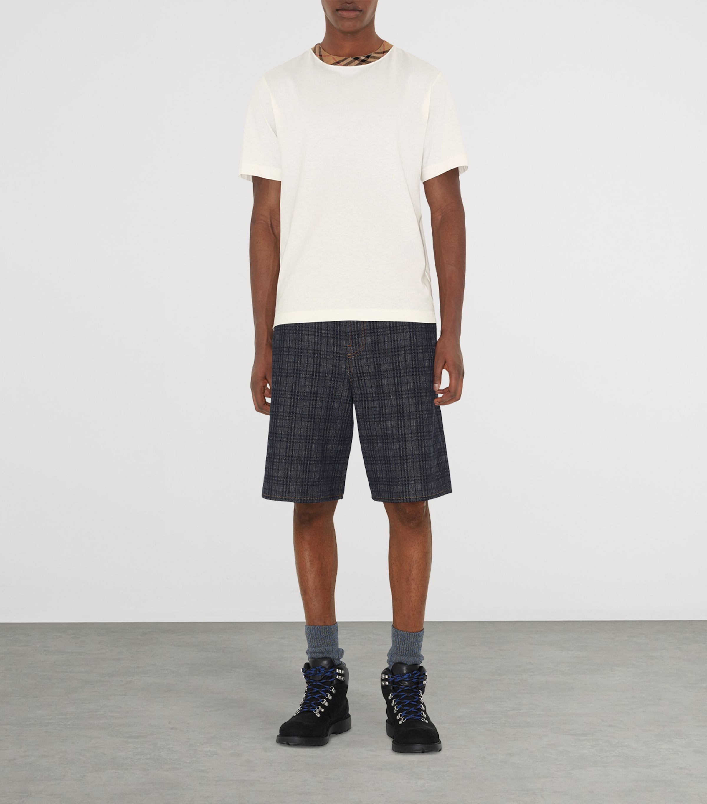 Burberry Check-Trim T-Shirt