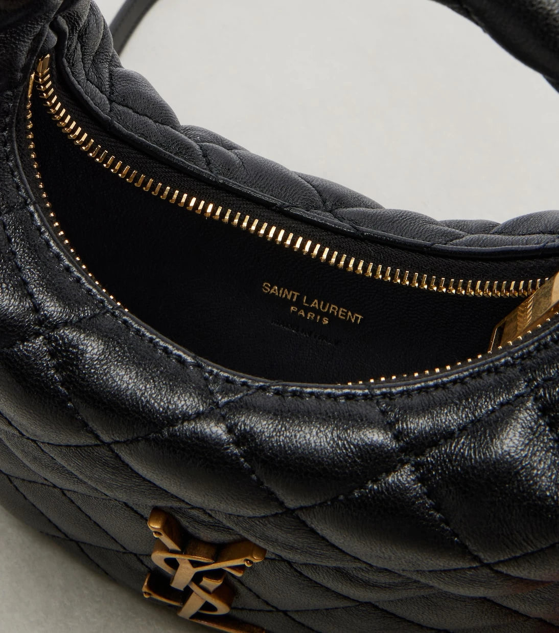Saint Laurent - Icarino Mini leather top-handle bag