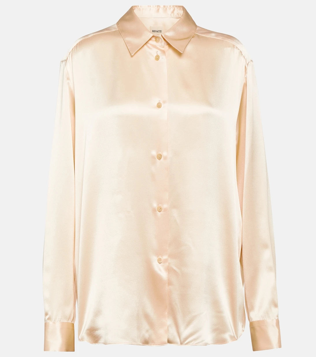 Khaite - Argo silk charmeuse blouse