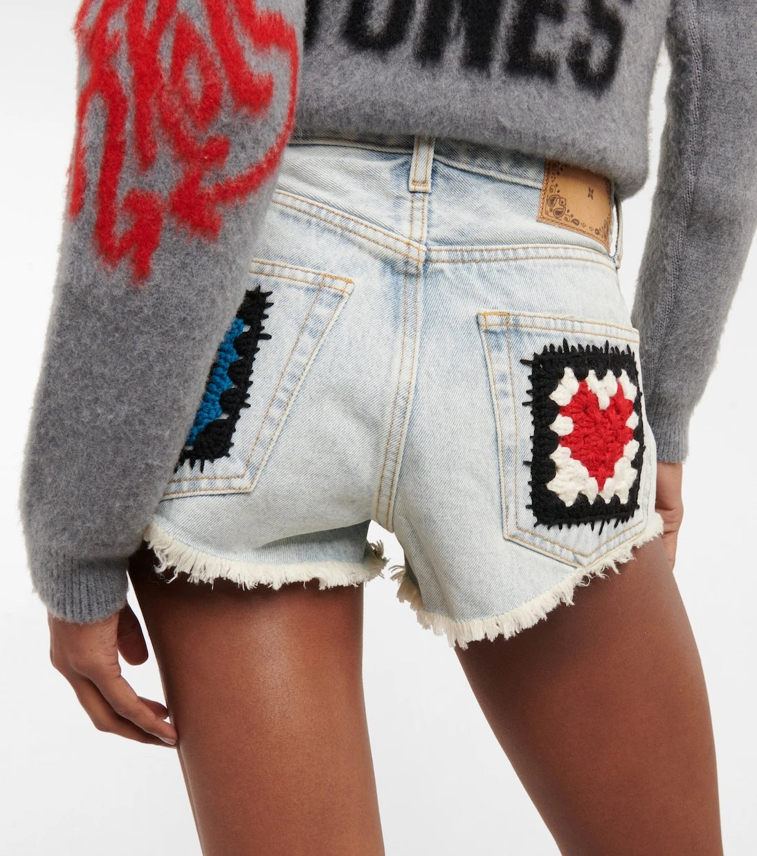 Alanui - Northern Vibes denim shorts