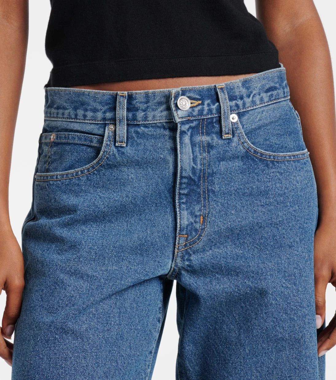 Slvrlake - Tess Long low-rise wide-leg jeans