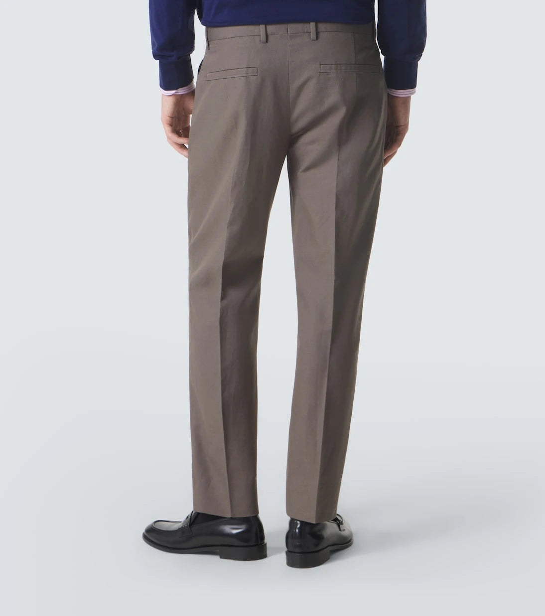 Zegna - Cotton and linen straight pants