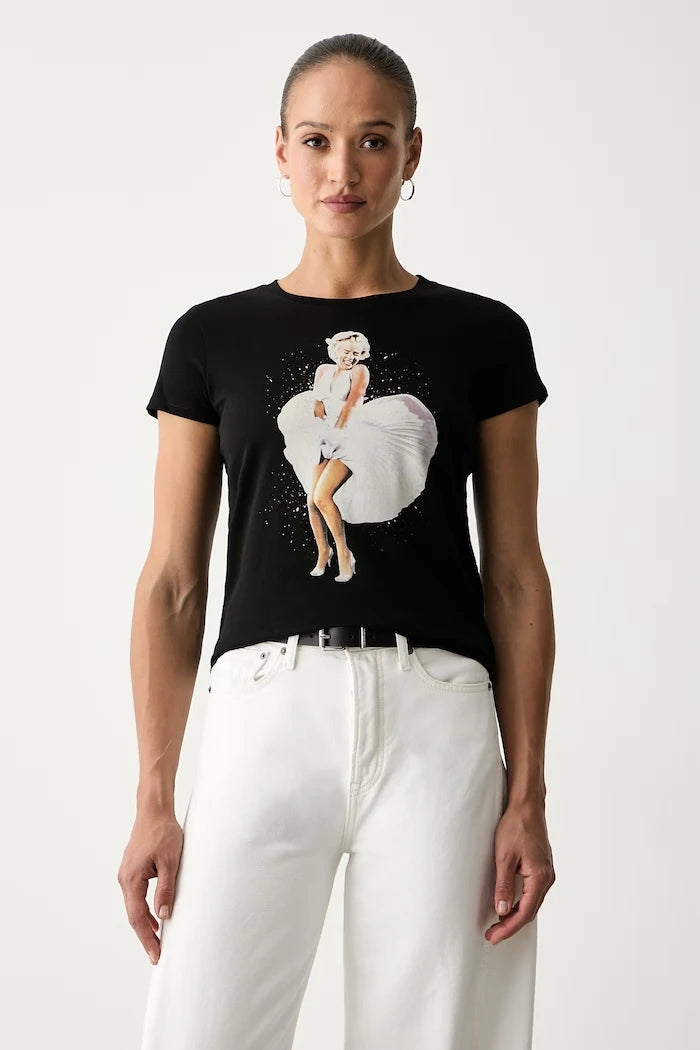 Guess тениска дамска от памук MARILYN MONROE