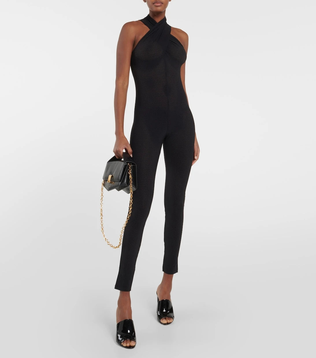 Alaïa - Halterneck jumpsuit