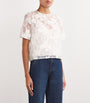White Floral-Lace Top