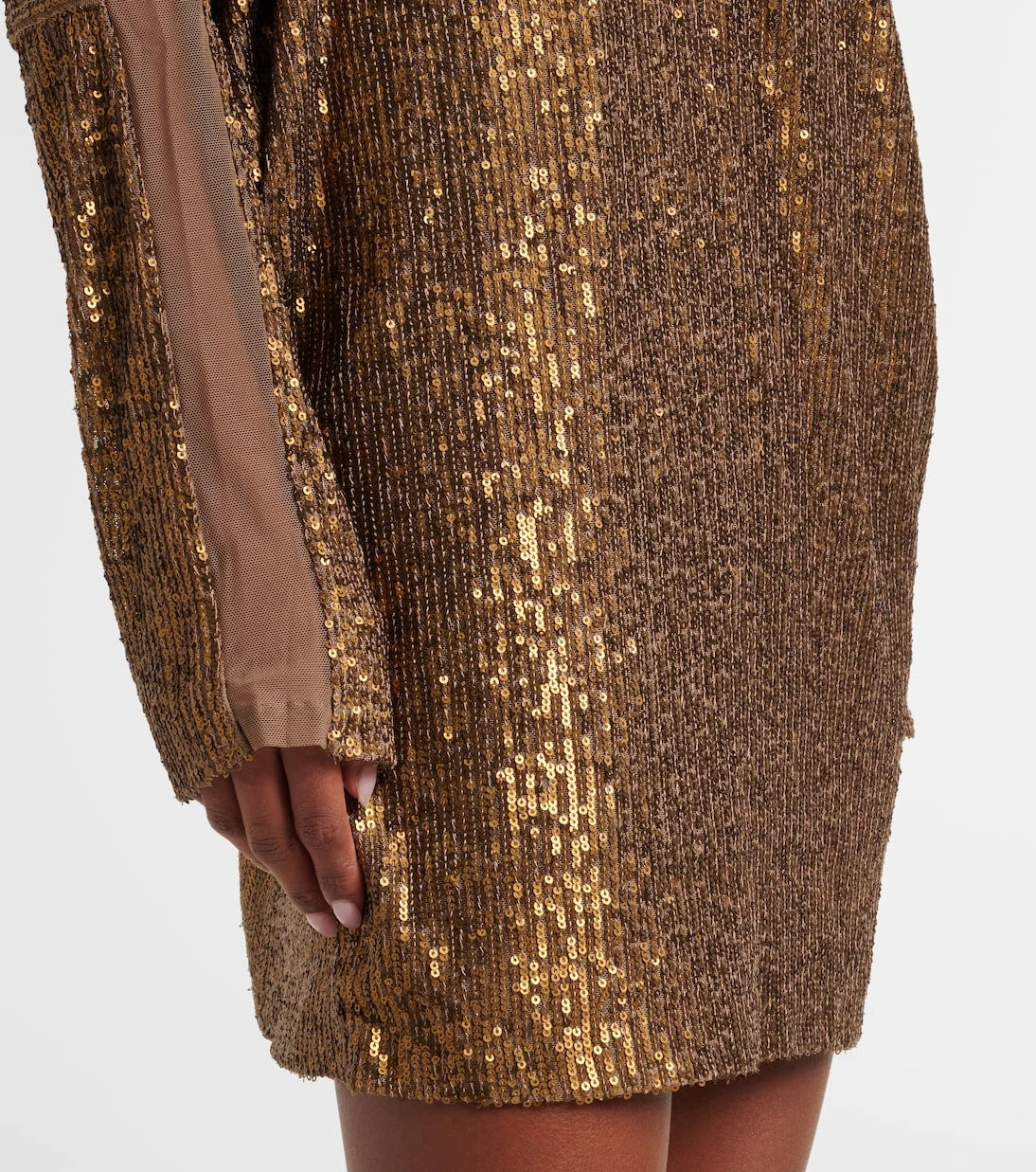 Norma Kamali - Dolman sequined minidress