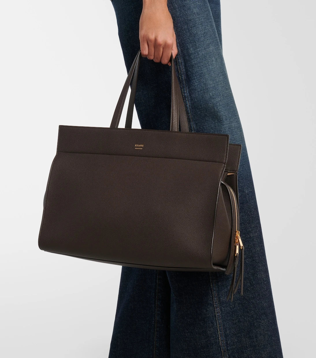 Khaite - Crosby leather tote bag