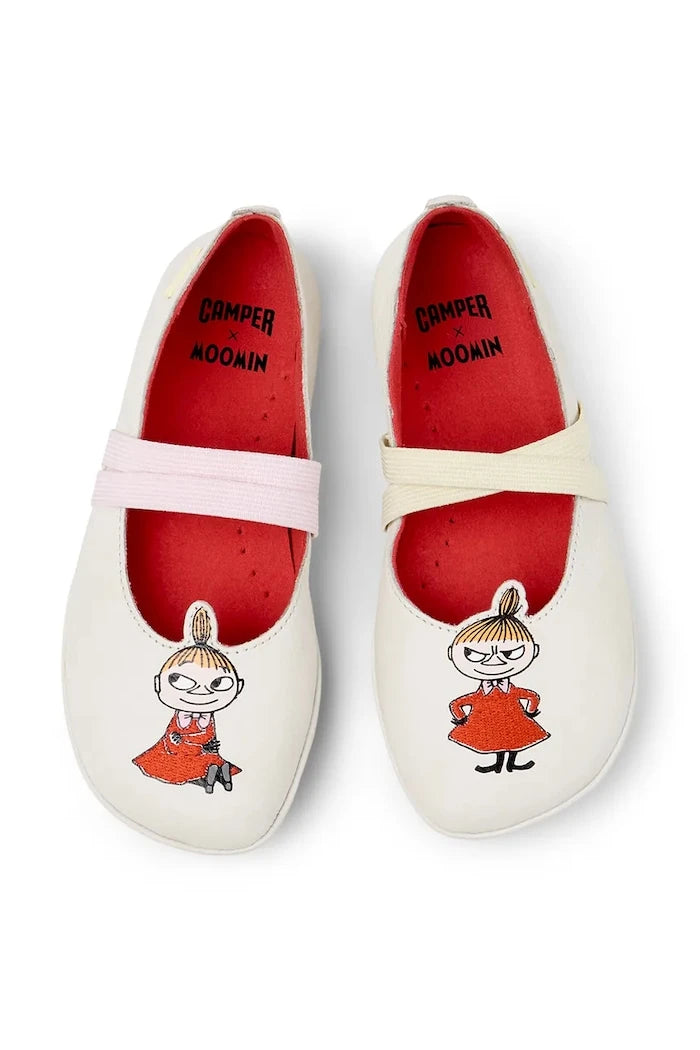Camper TWS Kids by Moomin Çocuk Deri Babetler