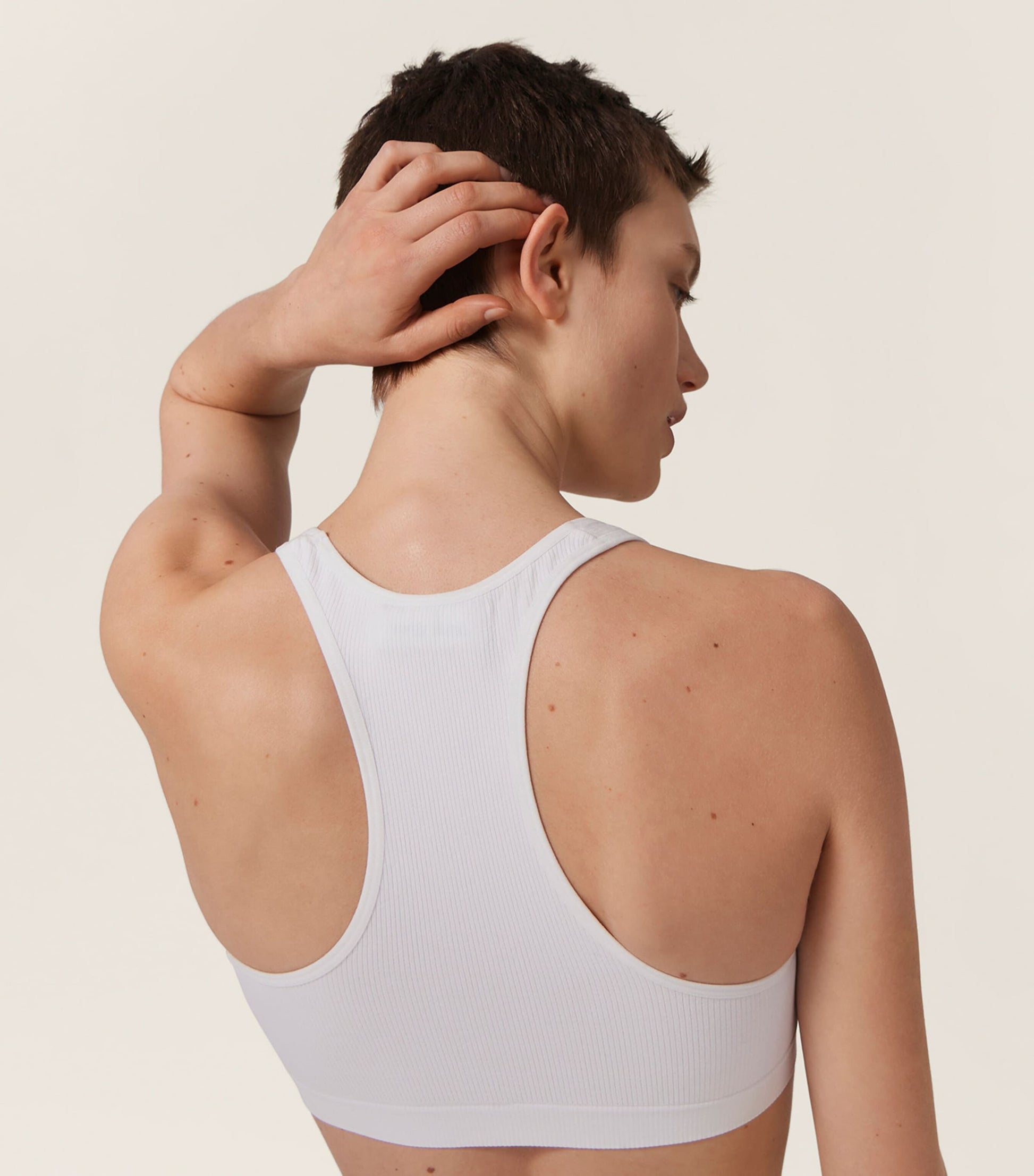 Seamless Racerback Crop Top F0009