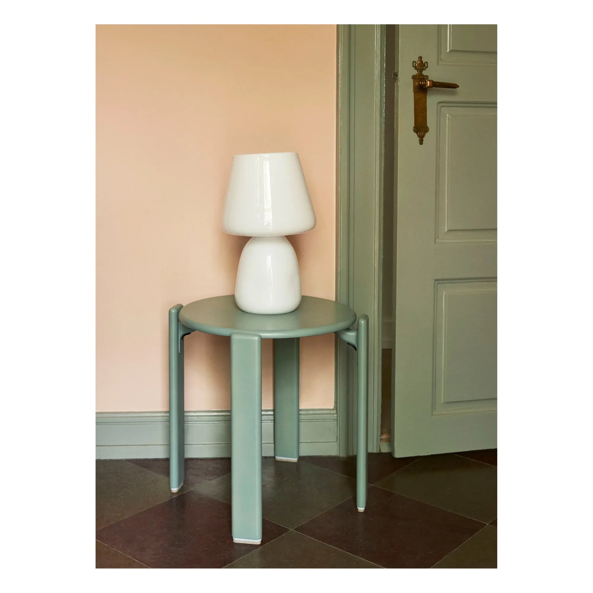 Hay - Apollo table lamp in opaline glass  | White