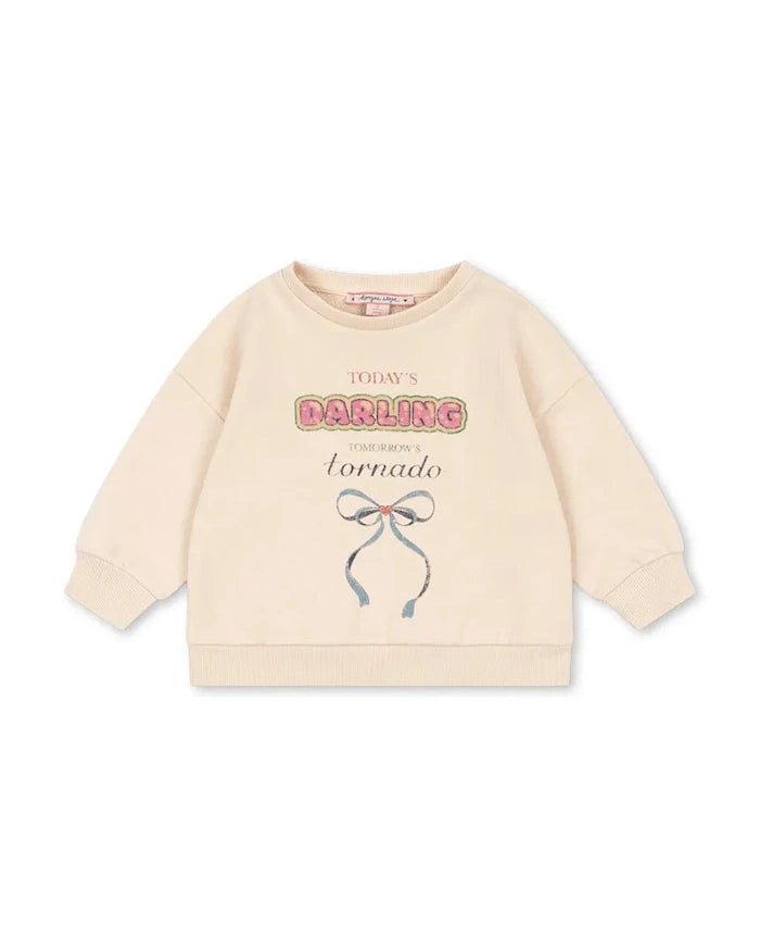 Детски памучен суичър Konges Sløjd LOUPY LOU SWEAT SHIRT OCS
